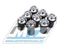 rouby a matice pro mont plexi ttu M5x15mm (sada 8ks) - stbrn