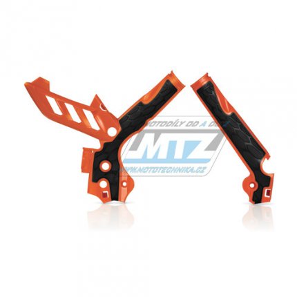 Kryty rmu KTM 250SX+250SXF+350SXF+450SXF / 11-15 + KTM EXC+EXCF / 12-16 - barva oranovo-ern