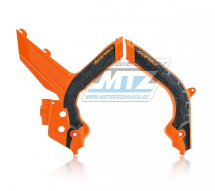 Kryty rmu KTM 125SX+150SX+250SX / 19-22 + 150SX+350SXF+450SXF / 19-22 + KTM 250XC+300XC+250XCF+350XCF+450XCF - barva oranovo-ern