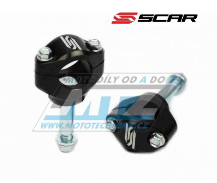 Klemy idtek - pro idtka 28,6mm (hlavn roub - 12mm) Scar Racing - pro originln brle Kawasaki KXF250+KXF450