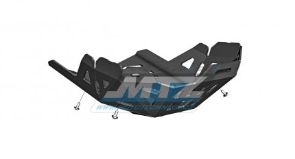 Kryt pod motor hlinkov Dual Sport - Yamaha XTZ700 Tenere / 20-21 (pouze Euro 4!) - barva ern