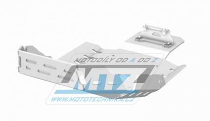 Kryt pod motor hlinkov Dual Sport - BMW F850GS Adventure / 21-22 - barva stbrn Ice Polished