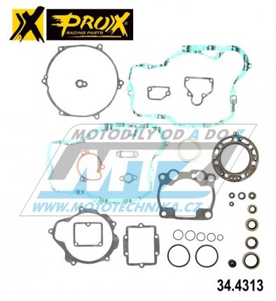 Tsnn kompletn motor (vetn gufer motoru) Kawasaki KX250 / 93-03