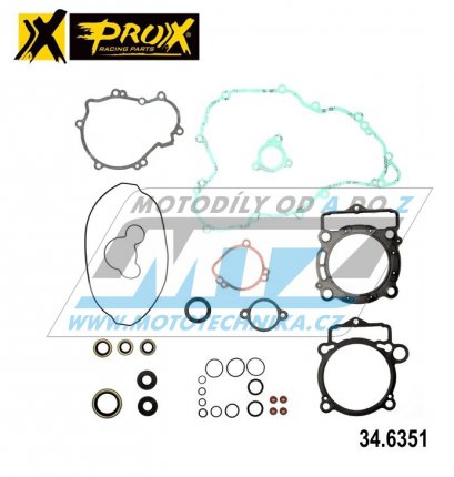 Tsnn kompletn motor (vetn gufer motoru) KTM 350SXF /11-12 + 350EXCF / 12-15 MTZ