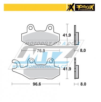 Destiky brzdov DP411 - PROX 37.100202