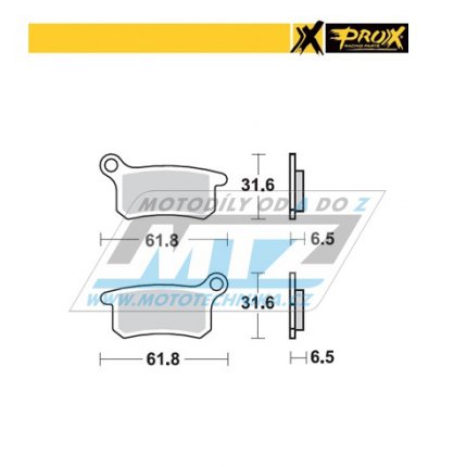 Destiky brzdov DP923 - PROX 37.109202