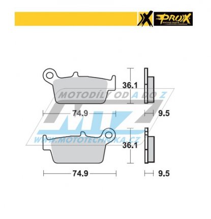 Destiky brzdov DP815 - PROX 37.207102