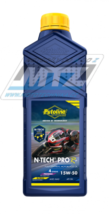 Olej motorov motocyklov Putoline N-TECH ROAD PRO R+ 15W50 (balen 1L)