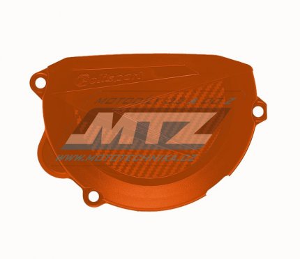 Kryt spojkovho vka KTM 250SX+300SX + 250EXC+300EXC / 08-12 - barva oranov