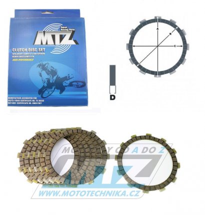 Lamely spojkov tec (s obloenm) MTZ 883-D4424-7 - Kawasaki GPZ400R+Z400F+Z400J+EN450+EN500+ER5005 Twister+GPZ500S+KLE500+ZZR500(AT)+GPZ550+GPZ550Uni Trak+Z550+Z550F+Z550GT+ZR550 Zephyr+GPX600R+GPZ600R Ninja+KLR600+ZL600 Eliminator+ZZR600...