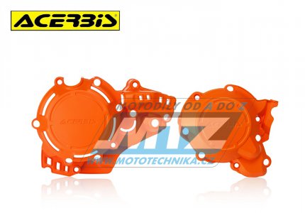 Kryty spojkovho vka a vka zapalovn Acerbis - Husqvarna TC250 / 17-18 + TE250+TE300 / 17 +  TE250i+TE300i / 18-19 + KTM 250EXC+300EXC / 17 +  250EXC TPI+300EXC TPI / 18-19 + 250SX / 17-18 - barva oranov