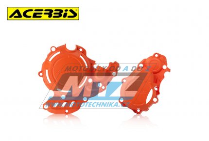 Kryty spojkovho vka a vka zapalovn Acerbis - KTM 250SXF+350SXF / 16-22 + KTM 250XCF+350XCF / 20-22 + Husqvarna FC250+FC350 / 16-22 + FX350 / 20-22 - barva oranov