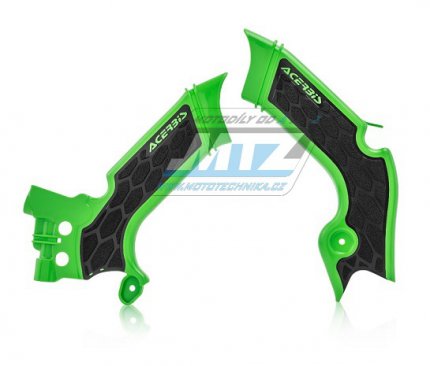 Kryty rmu Kawasaki KXF450+KX450 / 19-23 + KXF250+KX250 / 21-24 + KX250X+KX450X - barva zeleno-ern