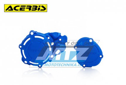 Kryty spojkovho vka a vka zapalovn Acerbis - Fantic XE125+XX125 / 21-23 + Yamaha YZ125 / 05-23 - barva modr