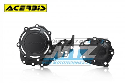 Kryty spojkovho vka a vka zapalovn Acerbis - Fantic XEF450 / 21-23 + Yamaha YZF450 / 18-22 + YZF450X / 21-22 - barva ern