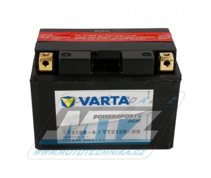 Baterie (akumultor motocyklov) VARTA Powersports AGM - YTZ12S-BS (12V-9Ah)