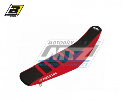 Potah sedla Honda CR125+CR250 / 02-07 + CRF450R / 02-04 - barva erno-erven - typ potahu ZEBRA