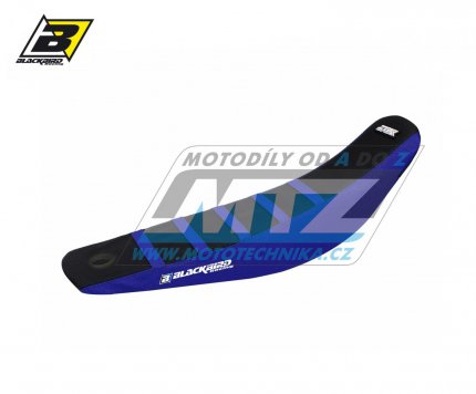 Potah sedla Yamaha YZ125+YZ250 / 22-23 - barva modro-ern - typ potahu ZEBRA