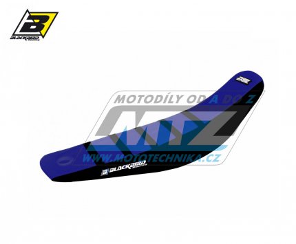 Potah sedla Yamaha YZ125+YZ250 / 22-23 - barva erno-modr - typ potahu ZEBRA