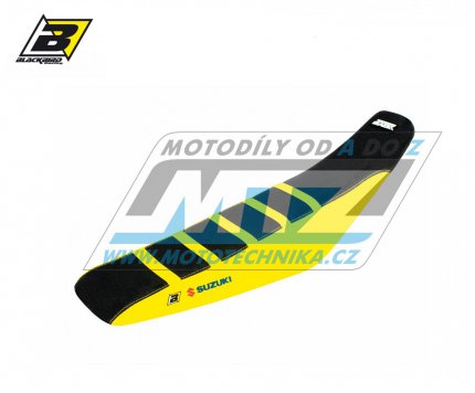 Potah sedla Suzuki RMZ450 / 08-17 - barva erno-lut - typ potahu ZEBRA