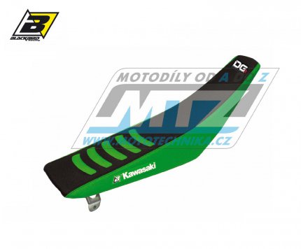 Potah sedla Kawasaki KX85 / 01-13 - barva erno-zelen - typ potahu DG3