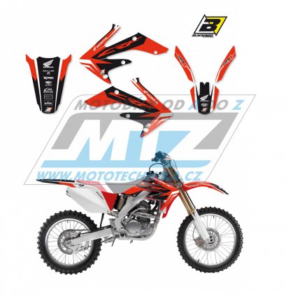 Polepy na motocykl (sada polep Dream) Honda CRF250R / 04-09 + CRF250X / 04-19 - typ polep Dream4