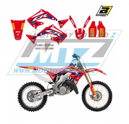 Polepy na motocykl (sada polep Graphics) Honda CR125+CR250 / 02-07 - typ polep Replica Team HRC