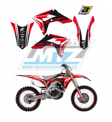 Polepy na motocykl (sada polep Dream) Honda CRF250R / 18-21 + CRF450R / 17-20 + CRF450X / 17-23 - typ polep Dream4