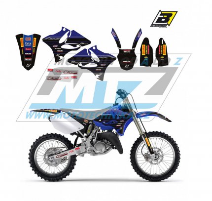 Polepy na motocykl (sada polep Graphics) Yamaha YZ125+YZ250 / 02-14 - typ polep Replica Yamaha Factory