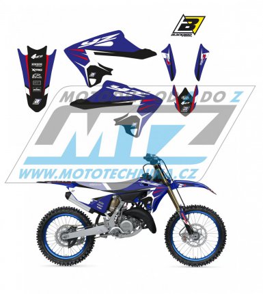 Polepy na motocykl (sada polep Dream) Yamaha YZ125+YZ250 / 22-24 - typ polep Dream4