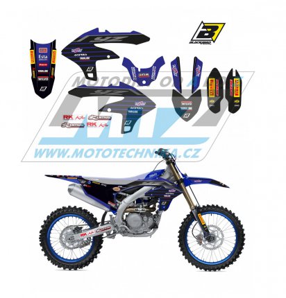 Polepy na motocykl (sada polep Graphics) Yamaha YZF450 / 23-24 + YZF250 / 24 - typ polep Replica Yamaha Factory