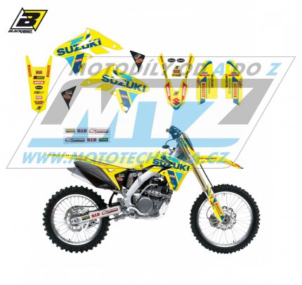 Polepy na motocykl (sada polep Graphics) Suzuki RMZ250 / 10-18 - typ polep Replica Suzuki Restyle