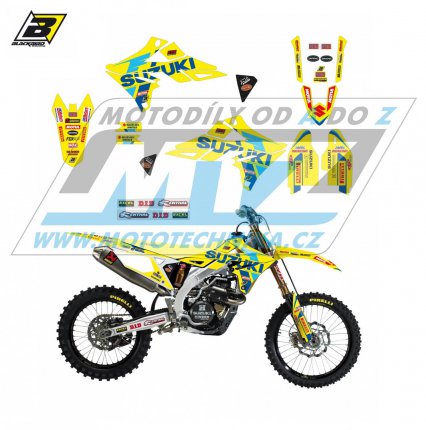 Polepy na motocykl (sada polep Graphics) Suzuki RMZ250 / 19-23 + RMZ450 / 18-23 - typ polep Replica Suzuki Restyle