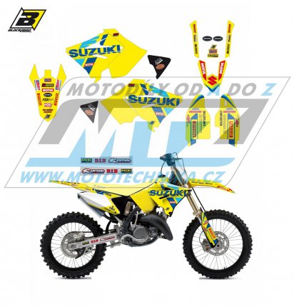 Polepy na motocykl (sada polep Graphics) Suzuki RM125+RM250 POLISPORT RESTYLING / 01-11 - typ polep Replica Suzuki Restyle