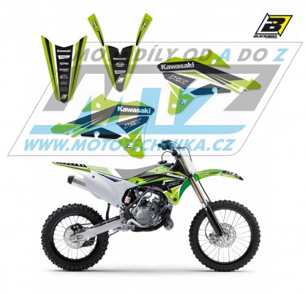 Polepy na motocykl (sada polep Dream) Kawasaki KX85 / 14-21 - typ polep Dream4