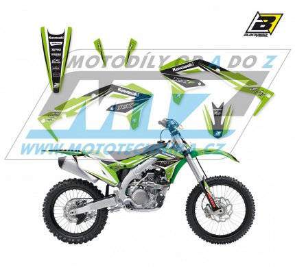 Polepy na motocykl (sada polep Dream) Kawasaki KXF450 / 16-18 - typ polep Dream4