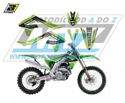 Polepy na motocykl (sada polep Dream) Kawasaki KXF250 / 21-23 + KXF450 / 19-23 - typ polep Dream4