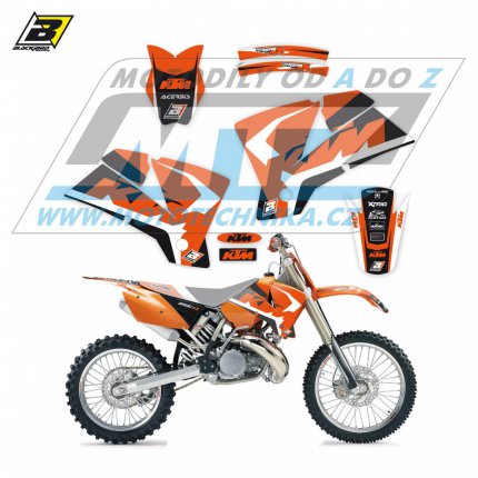 Polepy na motocykl (sada polep Dream) KTM EXC+EXCF /  03-04 + SX+SXF / 01-04 - typ polep Dream4