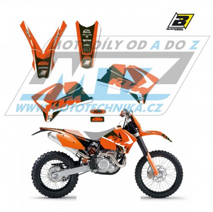 Polepy na motocykl (sada polep Dream) KTM EXC / 05-07 + SX+SXF/ 05-06 - typ polep Dream4