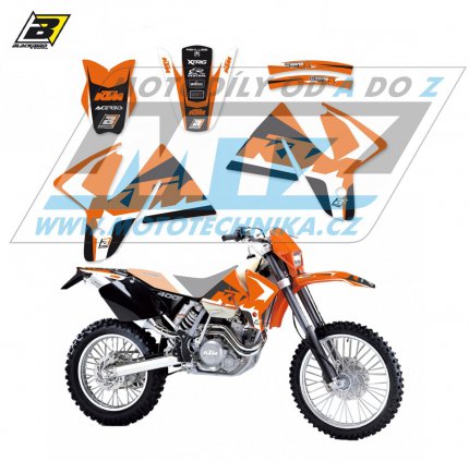 Polepy na motocykl (sada polep Dream) KTM EXC+SX / 98-00 - typ polep Dream4