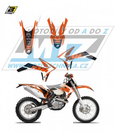 Polepy na motocykl (sada polep Dream) KTM EXC+EXCF / 12-13 + SX+SXF / 11-12 - typ polep Dream4