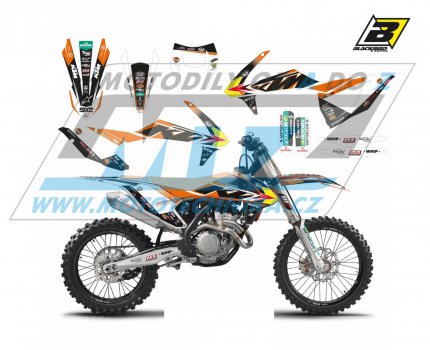 Polepy na motocykl (sada polep Graphics) KTM EXC / 17-19 + SX+SXF / 16-18 - typ polep Replica KTM Trophy