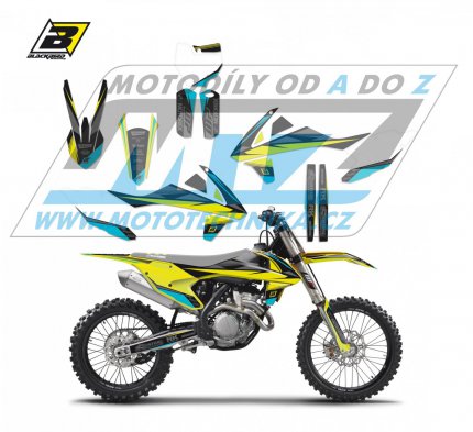 Polepy na motocykl (sada polep Graphics) KTM EXC+EXCF / 17-19 + SX+SXF / 16-18 - typ polep Stealth Fluo