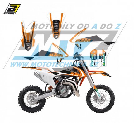 Polepy na motocykl (sada polep Dream) KTM 65SX / 16-23 - typ polep Dream4