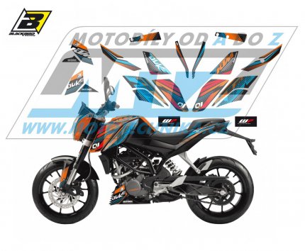 Polepy na motocykl (sada polep Graphics) KTM DUKE 125+200+390 / 11-16 - typ polep One Race