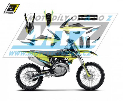 Polepy na motocykl (sada polep Graphics) KTM EXC / 20-23 + SX+SXF / 19-22 - typ polep Stealth Fluo