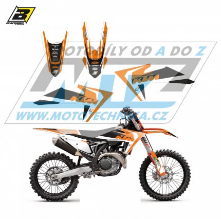 Polepy na motocykl (sada polep Dream) KTM SX+SXF / 23-24 + EXC+EXCF / 24 - typ polep Dream4