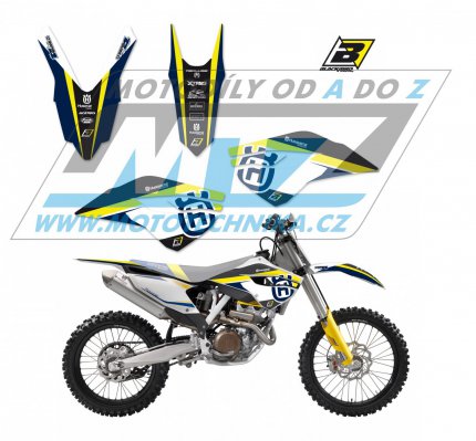 Polepy na motocykl (sada polep Dream) Husqvarna FC250+FC350+FC450 + TC125+TC250 / 14-15 + FE250+FE350+FE450+FE501 + TE125+TE250+TE300 / 14-16 - typ polep Dream4