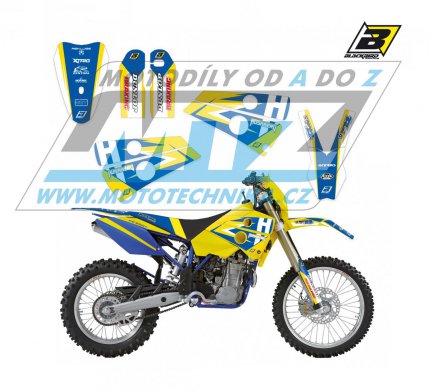 Polepy na motocykl (sada polep Dream) Husaberg FE+FS / 00-05 - typ polep Dream4