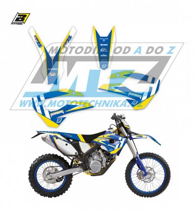 Polepy na motocykl (sada polep Dream) Husaberg FE+FS / 09-12 + TE / 11-12 - typ polep Dream4